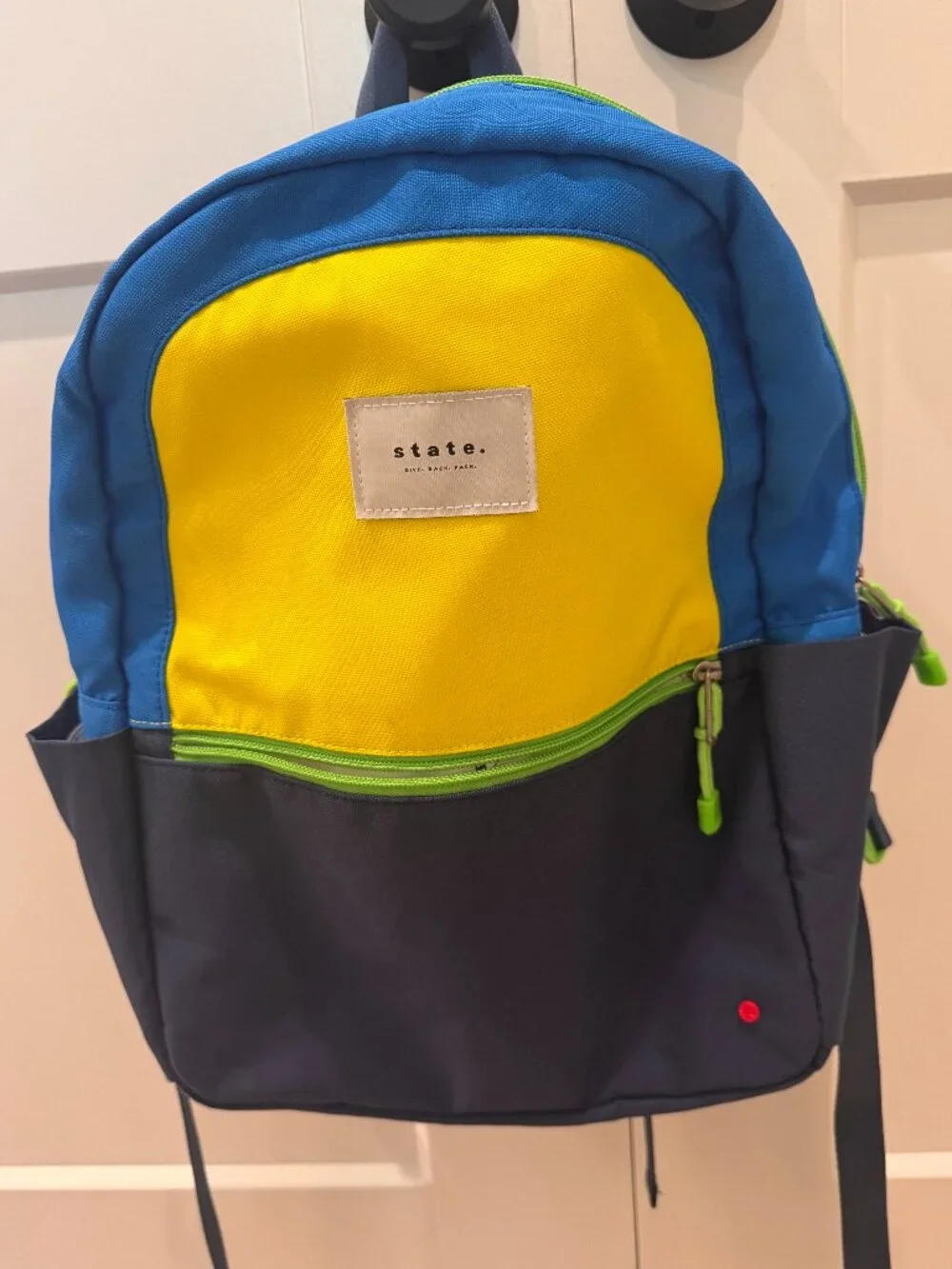 State Backpack Color Block NWOT